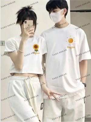  2 Adet Tir Harajuku Style Çift Sevgili Kombinleri Couple Clothing Yeni Sezon