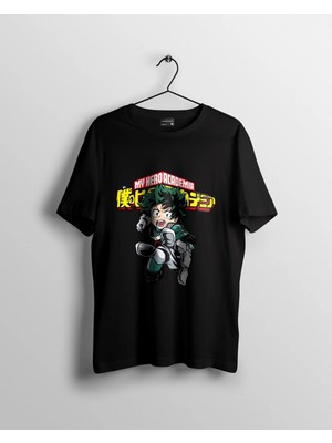  My Hero Academia Deku Baskılı Anime Tişört