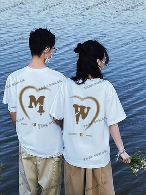  2 Adet Tir Harajuku Style Çift Sevgili Kombinleri Couple Clothing Yeni Sezon
