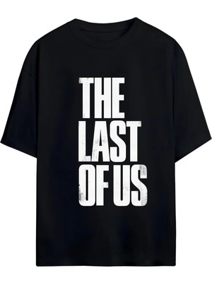  The Last Of Us Tasarımlı Unısex Oversıze Pamuklu Tshırt