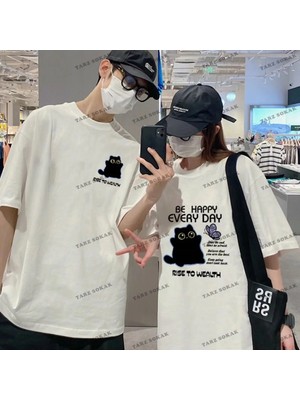  2 Adet Tir Harajuku Style Çift Sevgili Kombinleri Couple Clothing Yeni Sezon