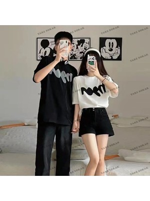 2 Adet Tir Harajuku Style Çift Sevgili Kombinleri Couple Clothing Yeni Sezon