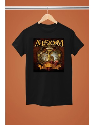 Alestorm The Rock Band Baskılı Pamuklu Kısa Kollu Regular Kalıp Rock Tshırt