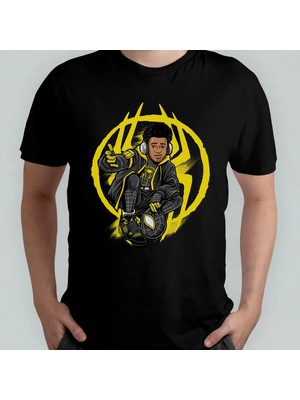  Spider Man Miles Morales %100 Pamuklu Bisiklet Yaka T-Shirt Model 1
