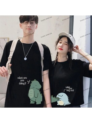 2 Adet Tir Harajuku Style Çift Sevgili Kombinleri Couple Clothing Yeni Sezon