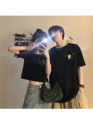  2 Adet Tir Harajuku Style Çift Sevgili Kombinleri Couple Clothing Yeni Sezon