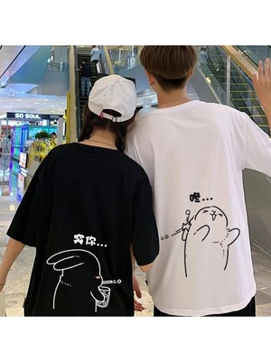  2 Adet Tir Harajuku Style Çift Sevgili Kombinleri Couple Clothing Yeni Sezon
