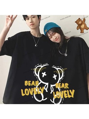  2 Adet Tir Harajuku Style Çift Sevgili Kombinleri Couple Clothing Yeni Sezon