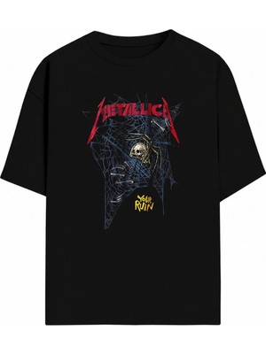  Metallica Tasarım Baskılı Premium Unisex Pamuklu Tişört | Özel Tasarımlı Yüksek Kalite Baskılı T-Shirt