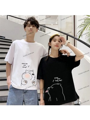  2 Adet Tir Harajuku Style Çift Sevgili Kombinleri Couple Clothing Yeni Sezon