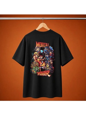  Snk Oyun Karakterleri Oversize Tisort