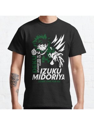  Boku No Hero Academia Siyah Tişört
