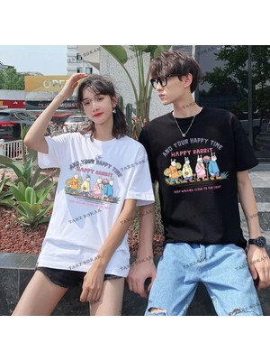  2 Adet Tir Harajuku Style Çift Sevgili Kombinleri Couple Clothing Yeni Sezon