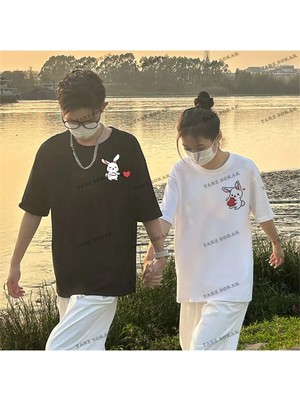  2 Adet Tir Harajuku Style Çift Sevgili Kombinleri Couple Clothing Yeni Sezon