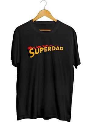  Superman- Superdad Baskılı Unisex Tişört