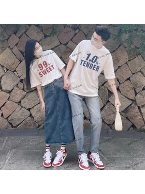  2 Adet Tir Harajuku Style Çift Sevgili Kombinleri Couple Clothing Yeni Sezon