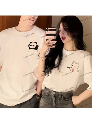  2 Adet Tir Harajuku Style Çift Sevgili Kombinleri Couple Clothing Yeni Sezon