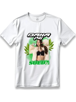  Manifest Daha Iyi Sueda Baskılı T-Shirt Unisex %100 Pamuk Nefes Alan Kalın Kumaşlı Tişört