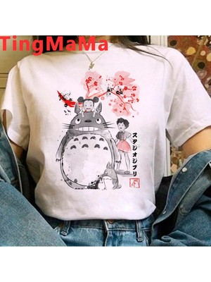  Stüdyo Totoro Totoro Ruhların Kaçışı T SHIRT MODEL23