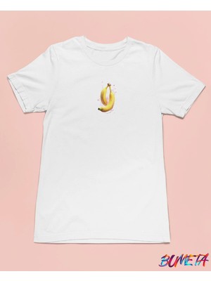  Muzlar Minimal Meyve Unisex Tişört T-Shirt
