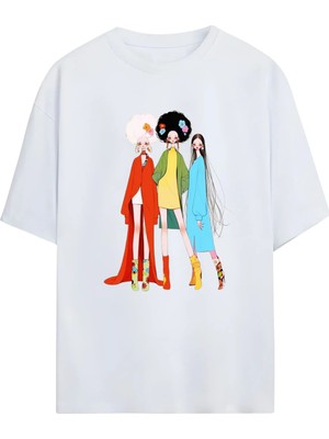  Grafftee Unisex %100 Organik Pamuk Bisiklet Yaka Illustrasyon Baskılı Özel Tasarım T-Shirt