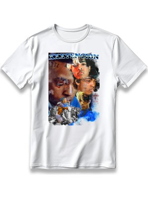  Xxxtentacion Tişört Model Baskılı Oversize Unisex %100 Pamuklu Nefes Alan Kalın Kumaşlı T-Shirt