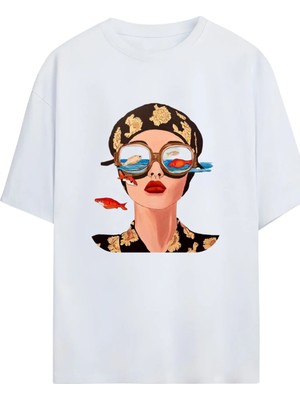  Grafftee %100 Organik Pamuk Bisiklet Yaka Illustrasyon Baskılı Özel Tasarım T-Shirt