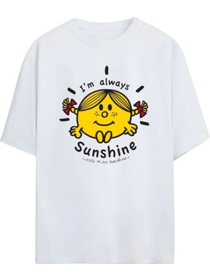  Grafftee Unisex %100 Organik Pamuk Relaxed Fit Yuvarlak Yakalı Emoji Baskılı T-Shirt