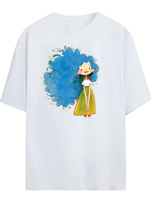  Grafftee Unisex %100 Organik Pamuk Bisiklet Yaka Illustrasyon Baskılı Özel Tasarım T-Shirt