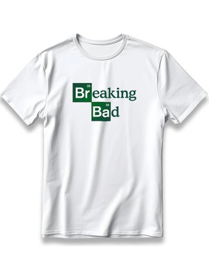  Breaking Bad Tişört Model Baskılı Oversize Unisex %100 Pamuklu Nefes Alan Kalın Kumaşli T-Shirt