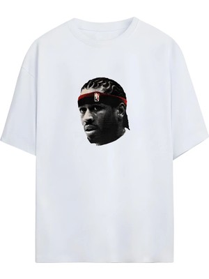  Allen Iverson Tasarımlı Unisex Oversize T-Shirt