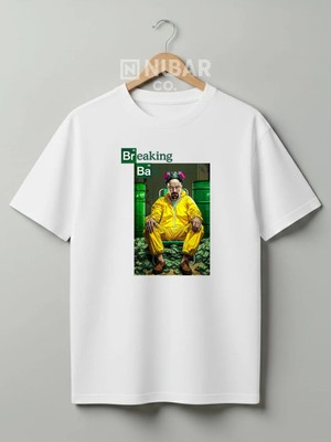  Breaking Bad Heisenberg Tasarımlı Unisex %100 Pamuklu Premium Tişört
