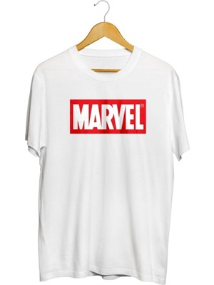  Marvel Baskılı Unisex Tişört