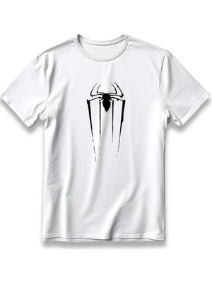  Spider Man Tişört Model Baskılı Oversize Unisex %100 Pamuklu Nefes Alan Kalın Kumaşlı T-Shirt