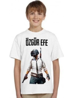  Pubg Kişiye Özel Isim Yazılı Baskılı Tişörtt