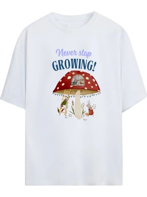  Grafftee %100 Organik Pamuk Bisiklet Yaka Illustrasyon Baskılı Özel Tasarım T-Shirt