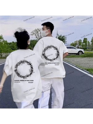  2 Adet Tir Harajuku Style Çift Sevgili Kombinleri Couple Clothing Yeni Sezon