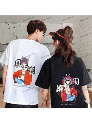 2 Adet Tir Harajuku Style Çift Sevgili Kombinleri Couple Clothing Yeni Sezon