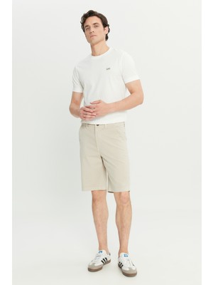Lee Regular Fit Lastik Bel Detaylı Pamuklu Esnek Erkek Chino Şort L2510538369
