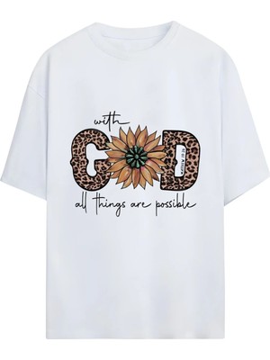  Grafftee Unisex %100 Organik Pamuk Bisiklet Yaka Özel Tasarım Illustrasyon Art Baskılı T-Shirt
