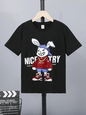  Rabbit Tavşan Unisex Çocuk Tişörtü