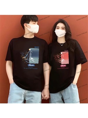  2 Adet Tir Harajuku Style Çift Sevgili Kombinleri Couple Clothing Yeni Sezon