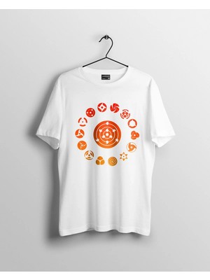  Sharingan Naruto Baskılı Anime Tişört