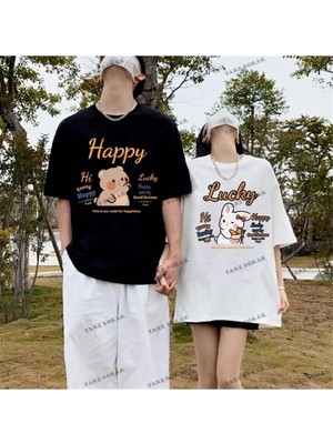  2 Adet Tir Harajuku Style Çift Sevgili Kombinleri Couple Clothing Yeni Sezon