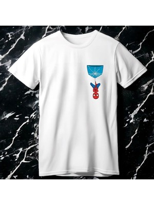  Spider-Man Baskılı Oversize T-Shirt