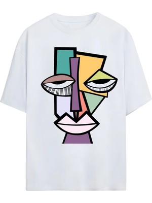  Grafftee Unisex %100 Organik Pamuk Bisiklet Yaka Illustrasyon Baskılı Özel Tasarım T-Shirt
