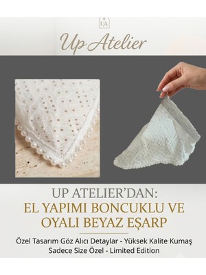 Up Atelier Incili Dantel Bohem Taç