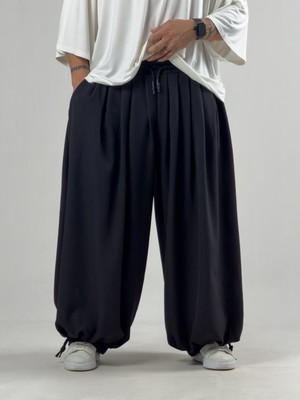 Cocopelli Süper Oversize Siyah Erkek Jogger Pantolon COC3233