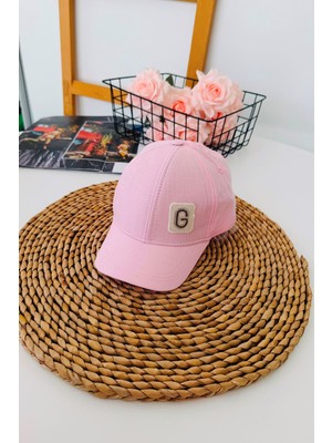 Miniğimin Cicileri G Premium Nakışlı Kız Çocuk Şapka - Pembe
