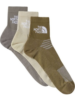 The North Face Multi Sport Cush Quarter Sock 3p Çorap (3 Çift) NF0A882GN6T1 Gri